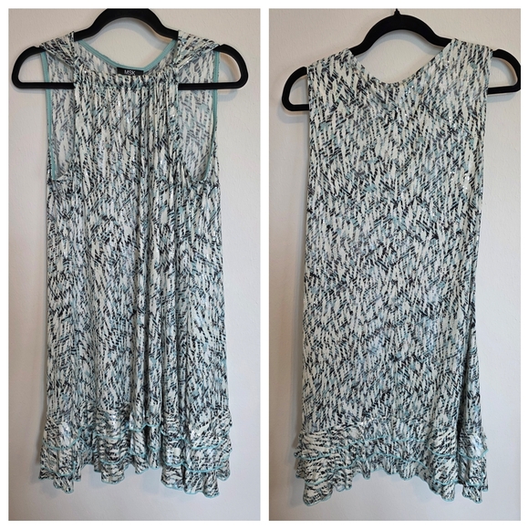 MSK Black and White Sleeveless Dress - Picture 1 of 6